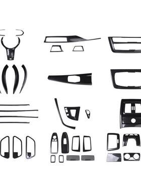 13-18款3系4系GT320LI车内饰改装黑木纹后排出风口汽车用品配件