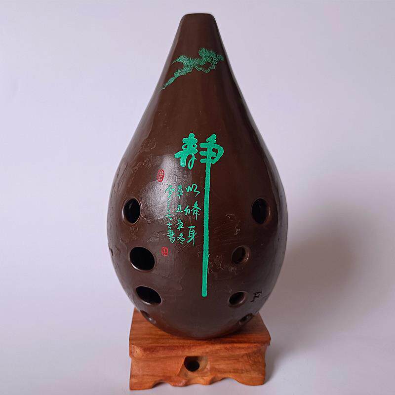 正品F满口埙满埙孔埙土梁土良书十法刻字专业口埙G