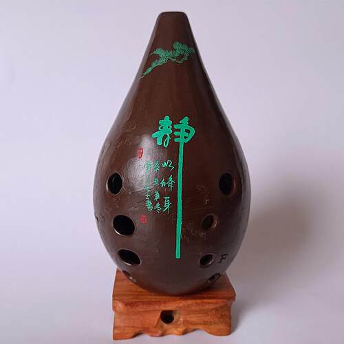高档满口埙土十孔埙梁满土良书法刻字专埙业口埙FG