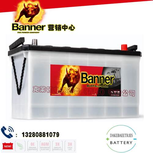 Banner电池60026/12V100AH船舶启动备用汽车启动和停止备用电池