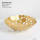 装 摆设创意圆形零食金属简约ins果镂空盆餐桌盘 饰品家用饭店个性