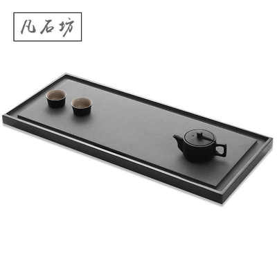 茶台茶盘办公室石头排水家用乌金茶具茶整块功夫石海天然套装客厅