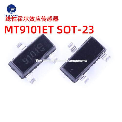 工厂直发 MT9101ET SOT-23-6线性霍尔传感器模拟输出在线编程功能
