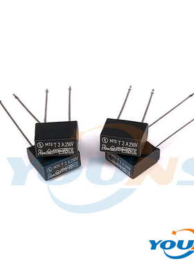 力特392 T2A250V 方形保险丝 T2A 慢熔 2A 方块 T2A250V 电源专用