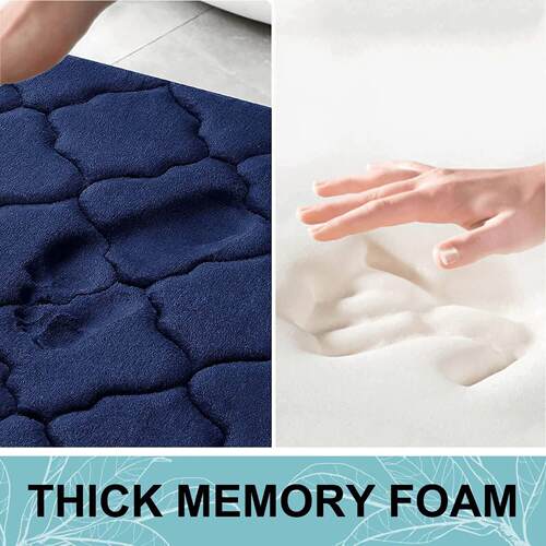 Memory Foam Bathroom Rug Anti-slip bathroom mat ultra Soft f