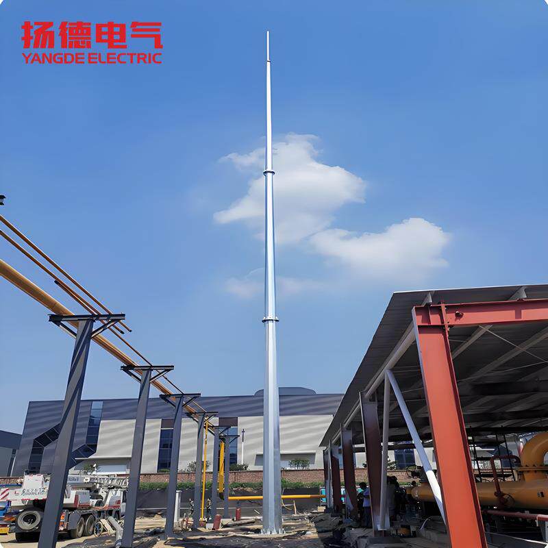 钢管避雷塔避雷针塔楼顶装饰避雷塔杆三角避雷塔避雷针塔单管钢杆