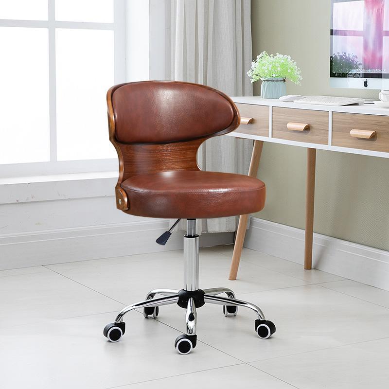 简约电脑椅子现代升降学生椅舒适靠背椅宿舍书房椅旋转前台收银凳