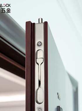 304不锈钢暗装插销 双开门子母门防盗门栓锁加厚实心锁栓尖咀插销