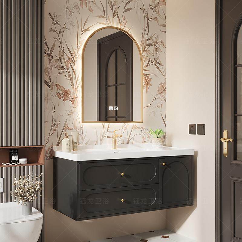 40进深陶瓷一体盆浴室柜组合超窄40cm小户型洗手盆柜洗脸盆洗漱台,家装主材,浴室柜组合,淘宝优惠券,粉丝福利购,淘宝优惠卷