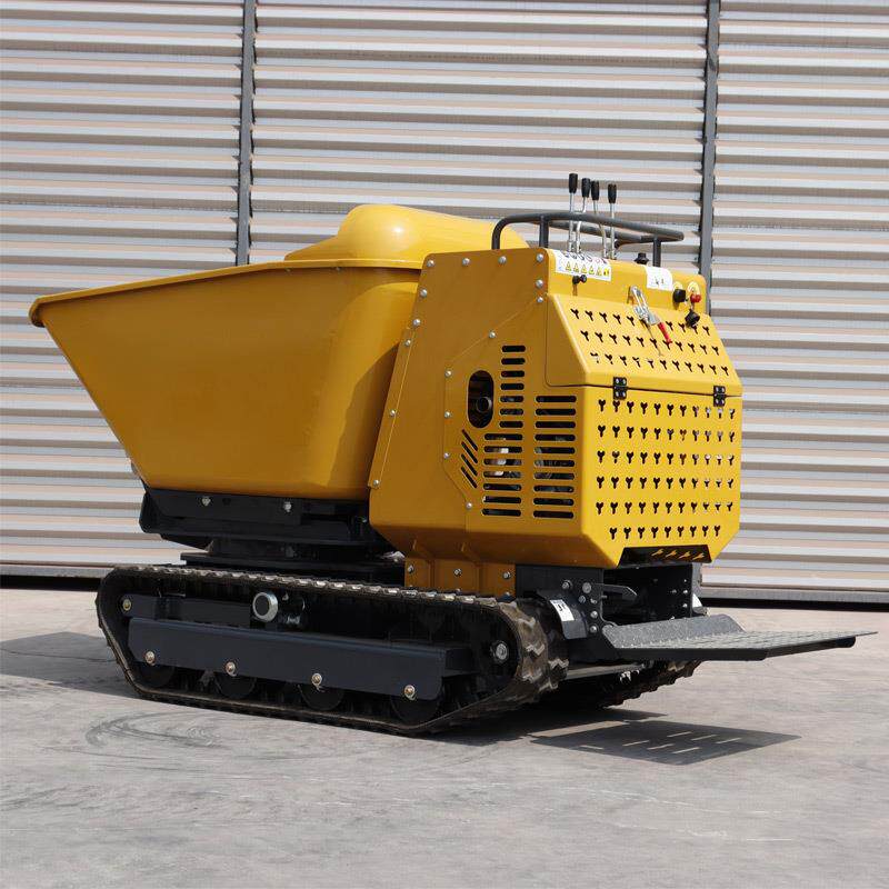 头工厂型砂872浆输车 HTD1200型家用翻运斗车 源履带式砂浆翻小斗