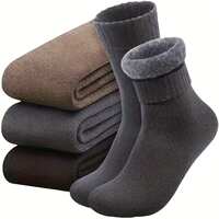 Merino Wool Socks Mens, Thick Warm Winter Socks, Hiking thumbnail 6