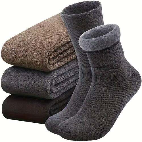 Merino Wool Socks Mens, Thick Warm Winter Socks, Hiking