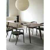 正品 方形饭桌餐原木桌工作 北欧全实木桌极简书办公长桌洽谈桌意式