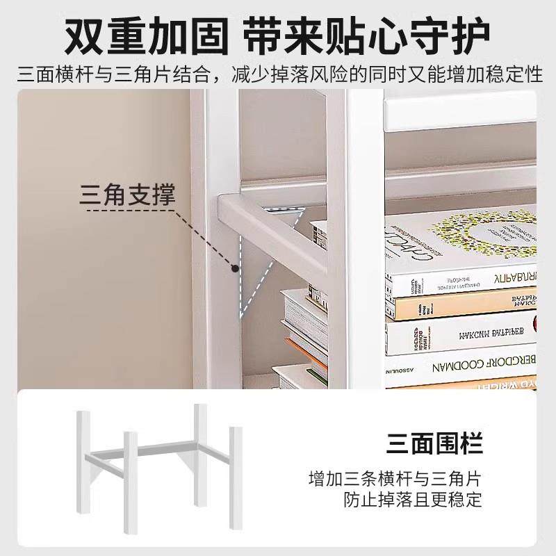简易艺书架落地置物架书桌旁窄收纳层架家用多缝移动111小柜铁子