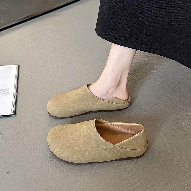 春季勃肯鞋女2026新款一脚蹬懒人鞋软孕妇通勤平底豆豆单鞋0116z,女鞋,勃肯鞋/软木鞋,淘宝优惠券,粉丝福利购,淘宝优惠卷