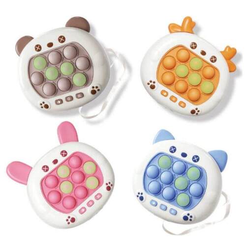 Pop Light Fidget Game Quick Push Bubble Game Handle Toys Boy