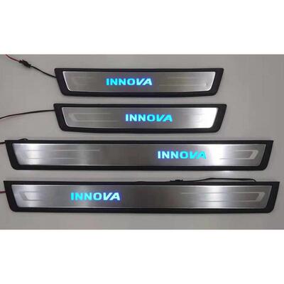 新款innova/zenix原厂门槛条带灯黑色汽配改装专用外置带灯设计
