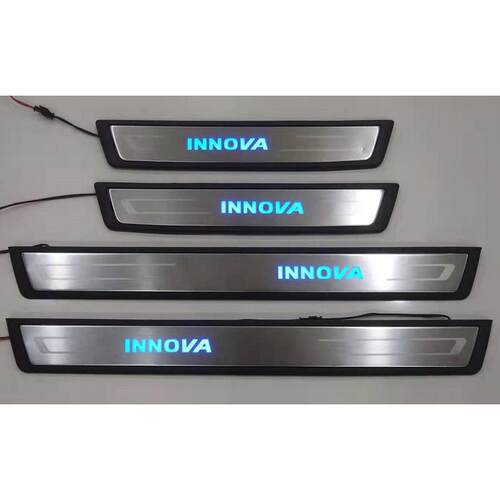 新款innova/zenix原厂门槛条带灯黑色汽配改装专用外置带灯设计