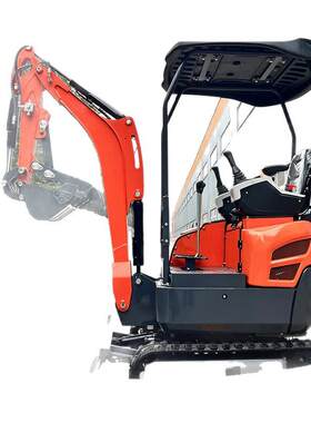 18型钩机微型挖掘机12型挖土机农用果园可换辅具30工程勾机