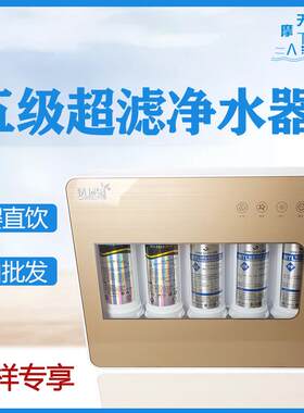 清顶湖厨房饮水机直饮挂壁过滤器五级UF超滤台式净水器除氯除菌