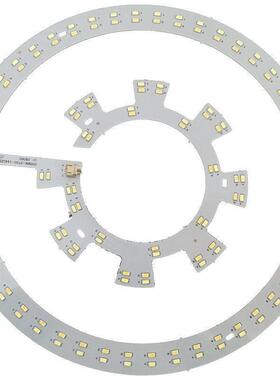 隐形吊扇灯圆形LED通用替换灯盘灯板灯芯吊扇灯LED变光改吸顶灯