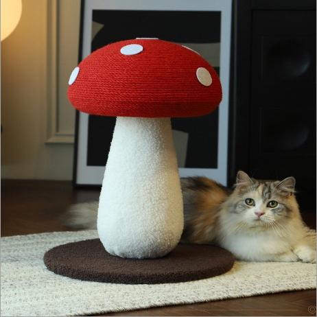 蘑菇剑麻耐磨猫猫宠物智能玩具