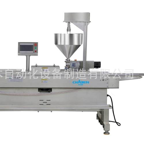 厂家供应全自动单排吐司面包夹心机、奶油夹心面包、果酱夹心面包