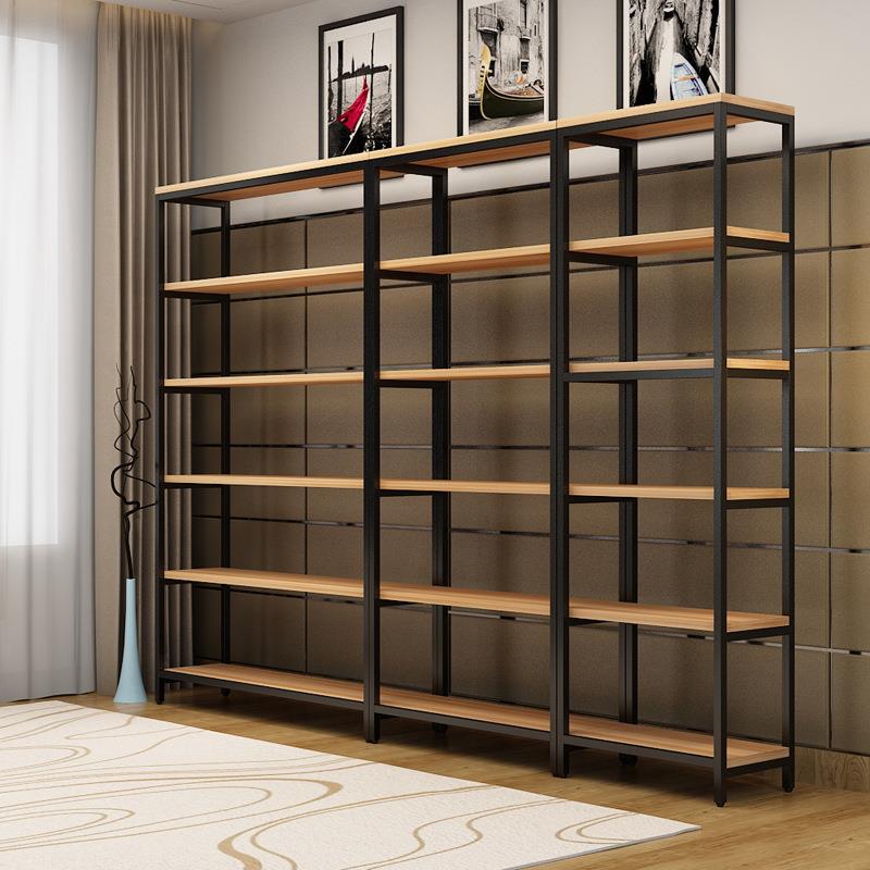 厂家木架合组简易陈列货架客厅隔书断置物架MVL木质储物钢架