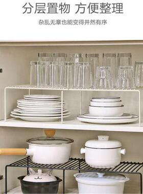 kitchen layering shelves cupboard dish shelf bathroom makeup