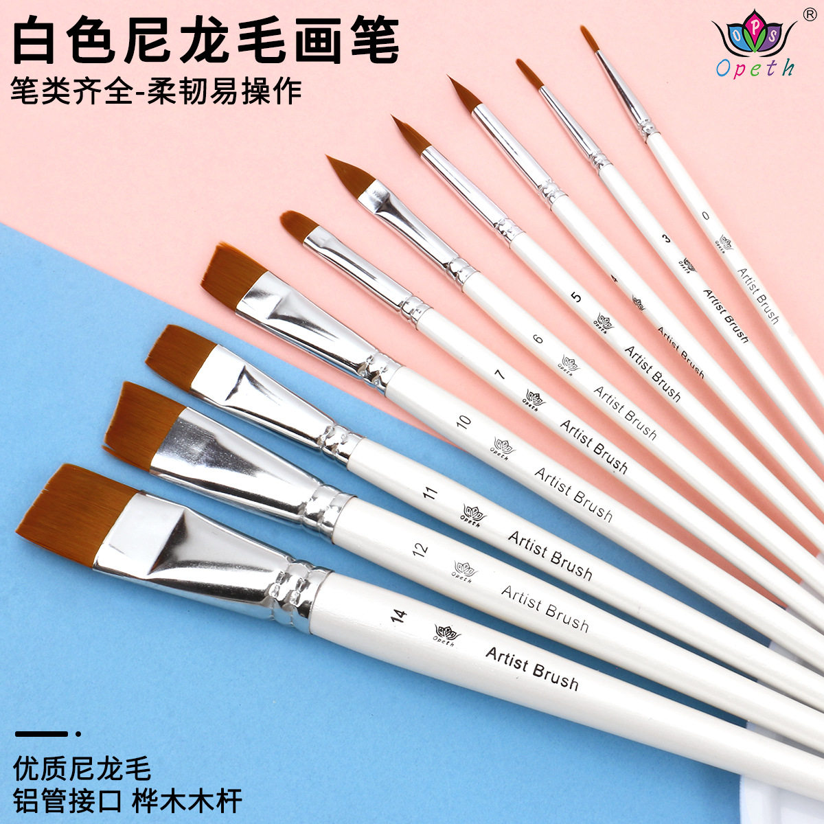 水彩画跨境数字油画套装美术画刷