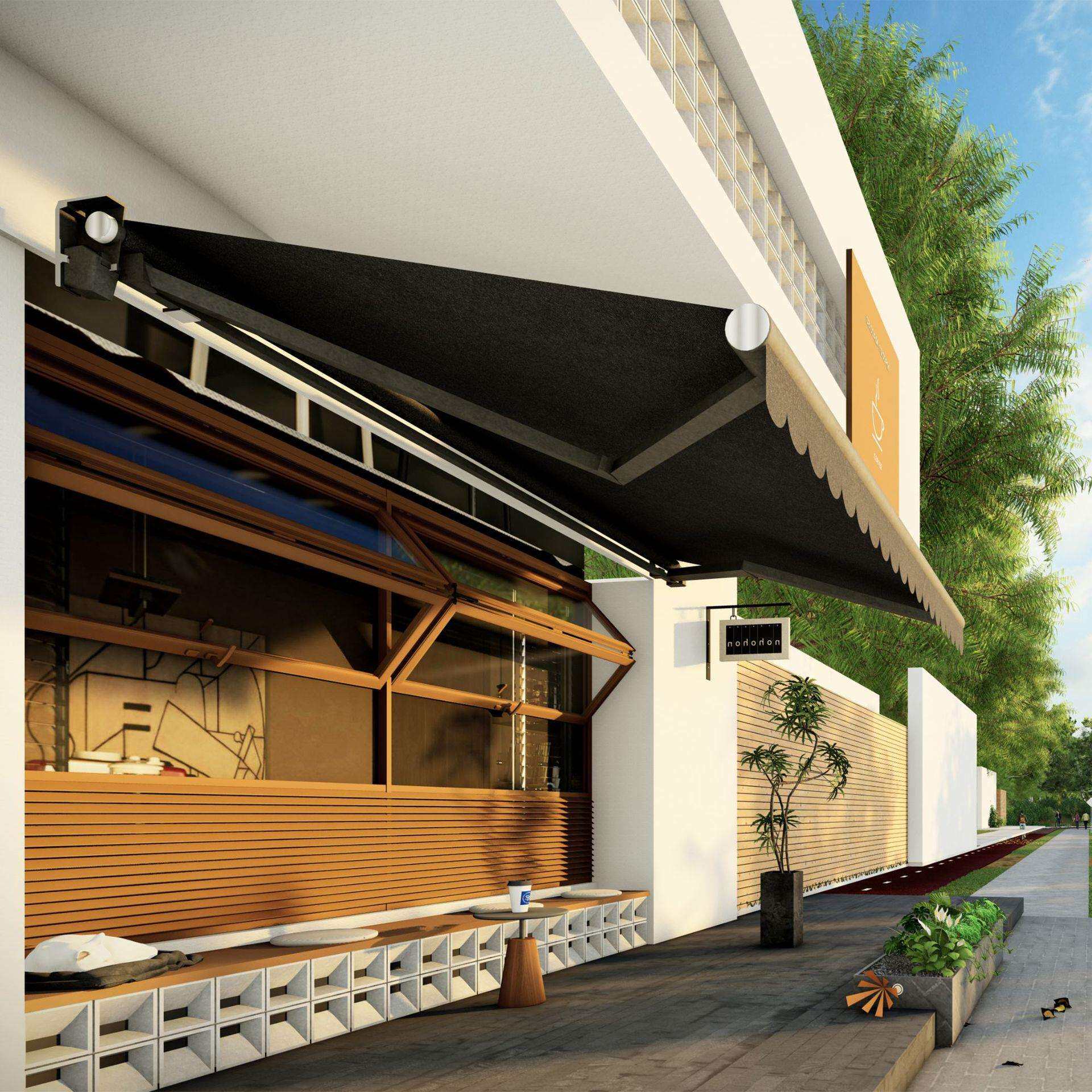 户外遮阳棚伸缩式雨棚折叠收缩阳台屋檐铝合金遮雨蓬停车位咖啡厅