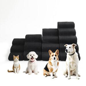 宠物楼梯台阶小型狗狗上下床梯子高龄犬床边爬梯可拆洗海绵斜坡梯
