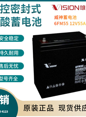 威神蓄电池6FM5512V5H风力系统控制系统移动通讯站三年