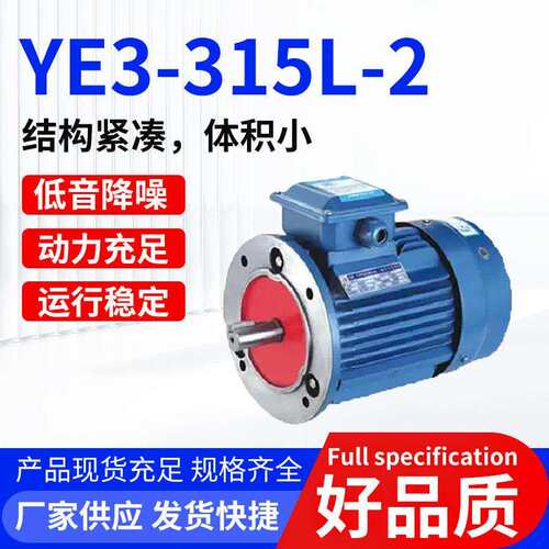 新款YE3-315L-2粉尘防爆电机系全封闭自扇冷式鼠笼型结构电机