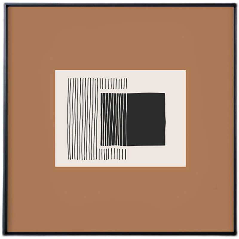 现代简约抽象线条客厅装饰画北欧艺术橙色壁画餐厅饭厅挂画组合画,家居饰品,现代装饰画,淘宝优惠券,粉丝福利购,淘宝优惠卷