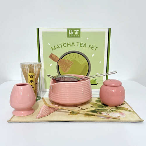 抹茶茶具七件套百本立茶筅立组合点茶抹茶打茶器工具套装日式创意