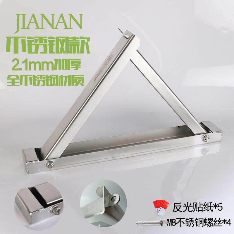 一件包邮加厚不锈钢车位锁全槽钢公司防撞汽车停车位防水防锈挂锁