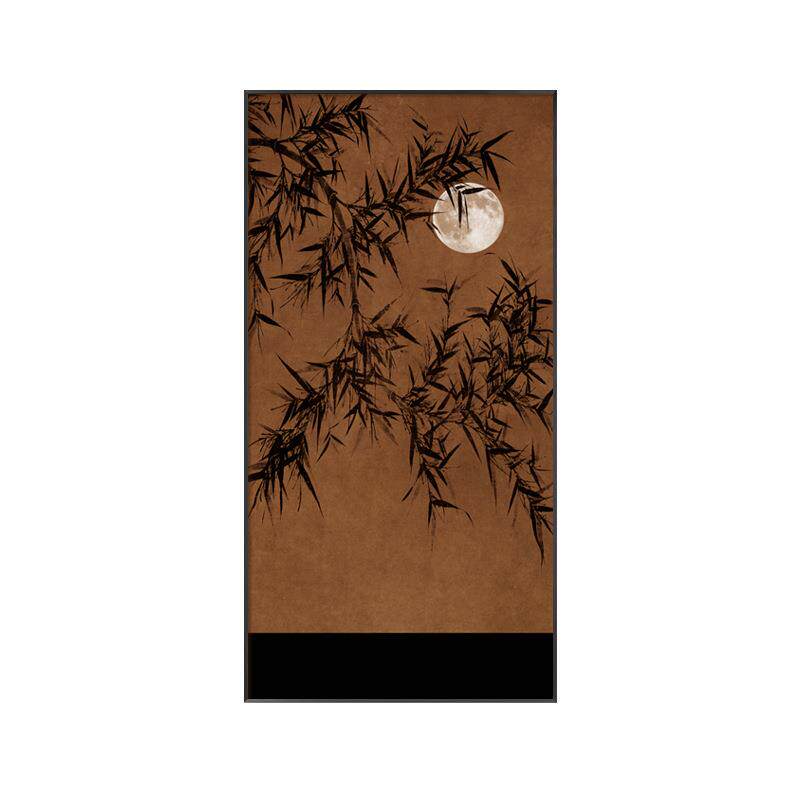 中式复古玄关装饰画宋代美学走廊尽头挂画中古风茶室书房壁画禅意