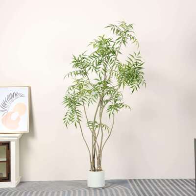 大型网红仿真绿植十大功劳假植物室内北欧落地盆栽假绿植橱窗装饰