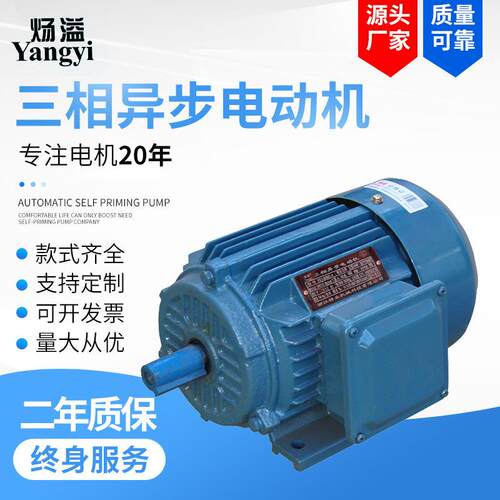 厂家直供YE4-80M2-4-0.75W千瓦三相异步电动机马达YE3