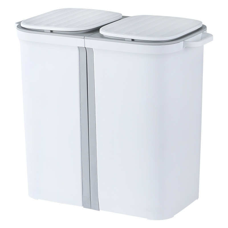 厨房便携磁壁挂可室内挂壁干湿浴室分类落地手提垃圾桶拆分吸客厅