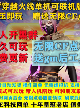 cf穿越火线CF单机版改联机版网游竞技PC游戏一键端新版2024全角色