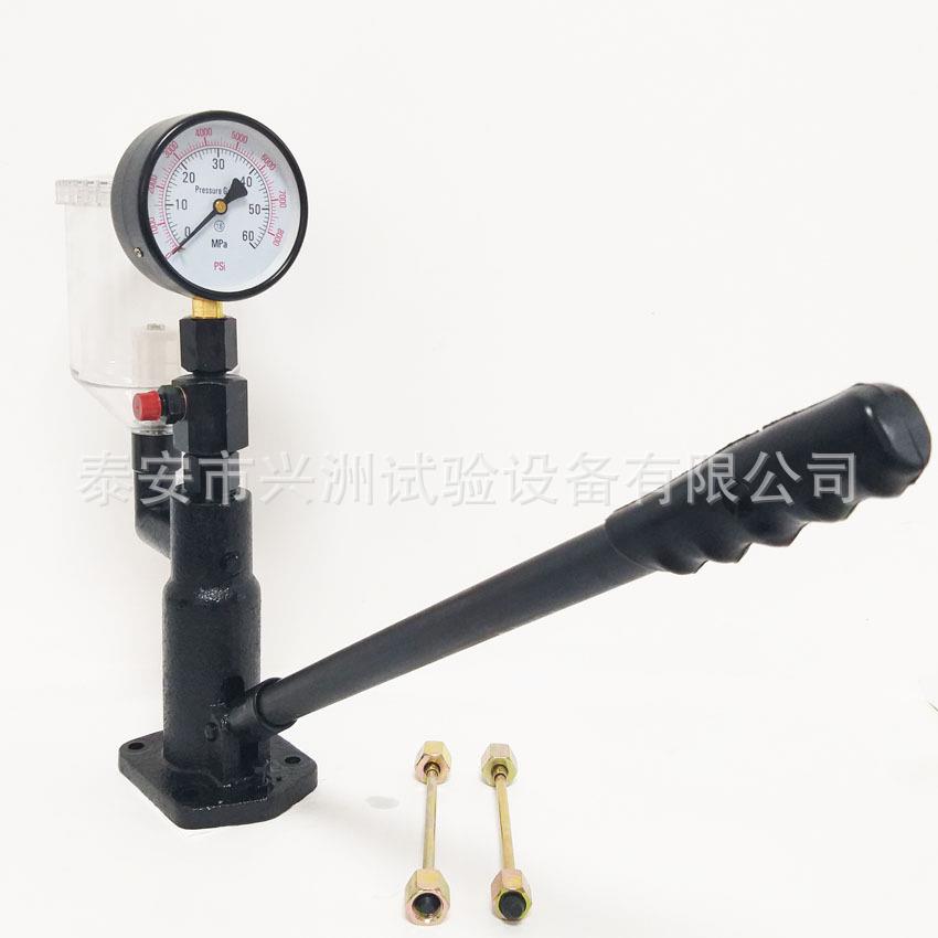 PS400AI油嘴校验器透明塑料杯喷油器试验台测试仪手压泵检测仪 - 实物图