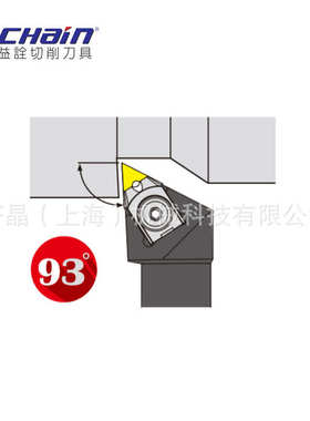 l/偏角93车刀杆主 圆诠台湾外径°etjnr 外/益2525m16a数控 -
