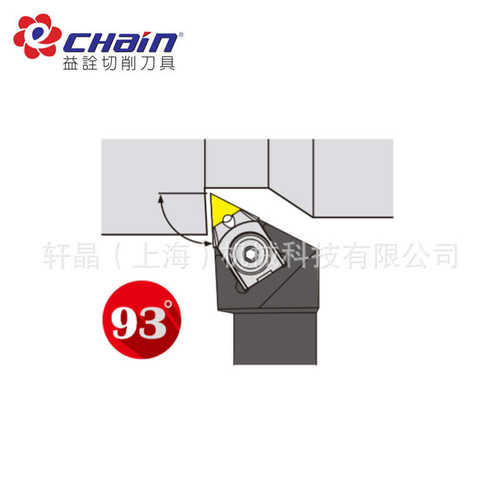 台湾益诠 数控外圆/外径车刀杆 ETJNR/L-2525M16A 主偏角93°