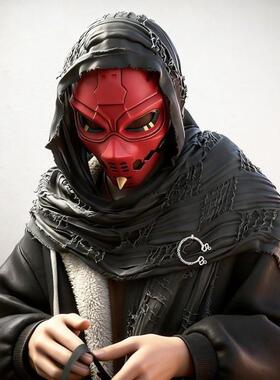 三角洲红色赛伊德面具cosplay道具手工diy3D打印游戏周边可佩戴