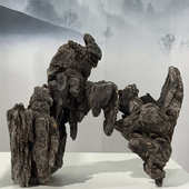 实心陶瓷摆件鱼缸造景微景观吸水老房子假山创意沙盘内饰装 饰品