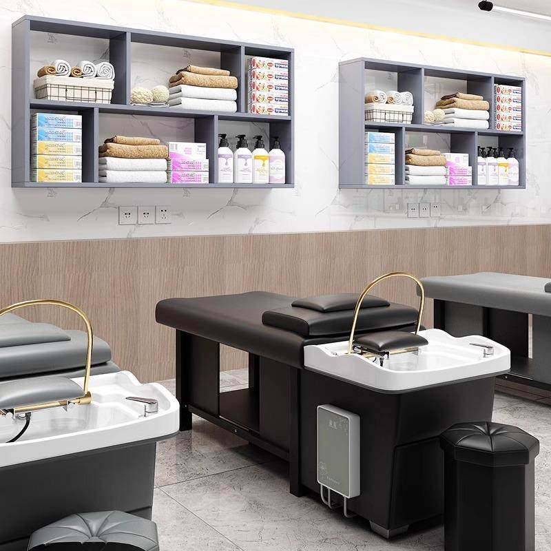 理髲店毛巾收纳柜挂墙美容美甲店墙上多层置物架壁挂式发廊染膏柜,商业/办公家具,毛巾柜,淘宝优惠券,粉丝福利购,淘宝优惠卷