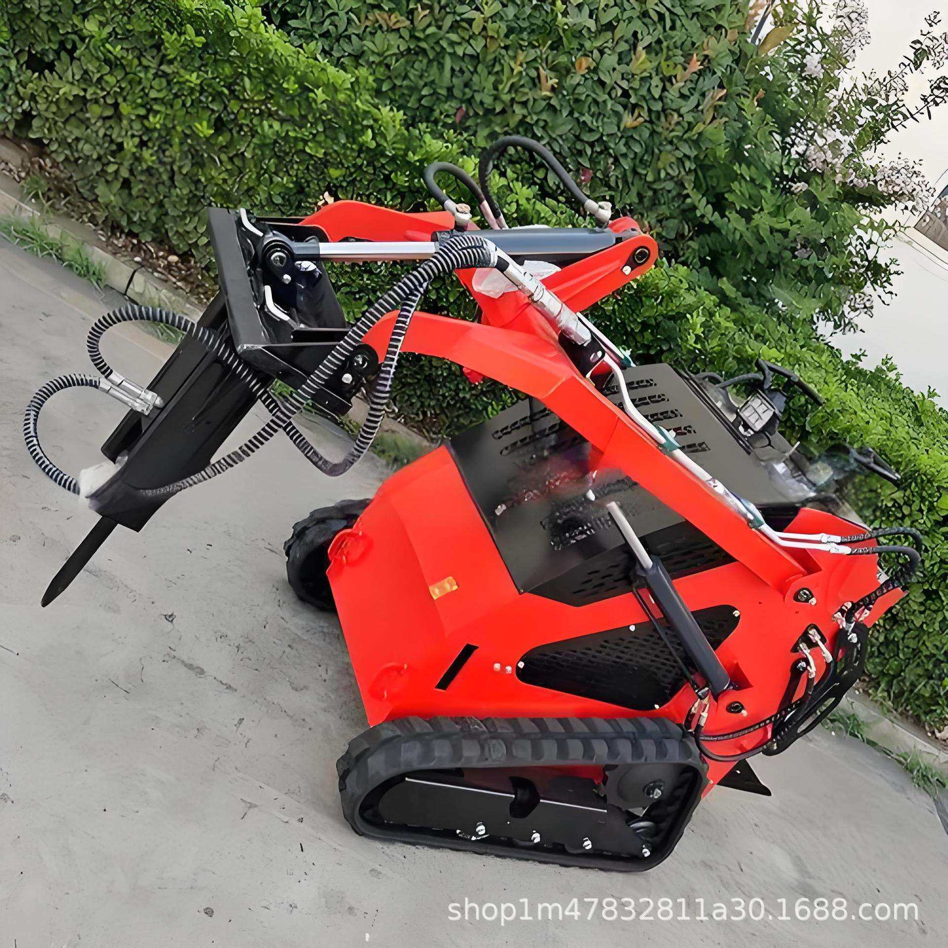 小型滑移式装载机建筑工地多功能微型铲土机轮式履带式小铲车