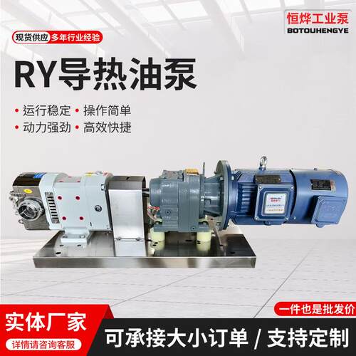 工厂加工RY导热油泵高温油泵锅炉电动循环泵高效耐高温泵